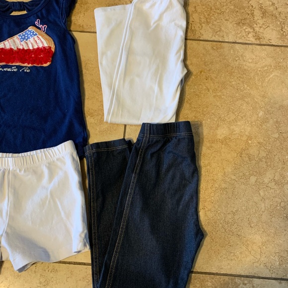 Fourth of July, Red/White/Blue girls Outfit 5 - Picture 3 of 3